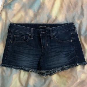 Denim shorts